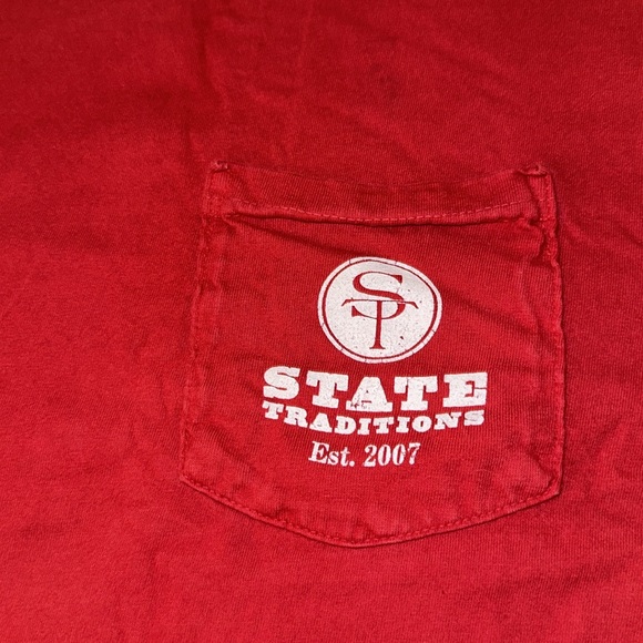 State Traditions America Traditional Short Sleeve Red T-Shirt - size XXL - Picture 4 of 5